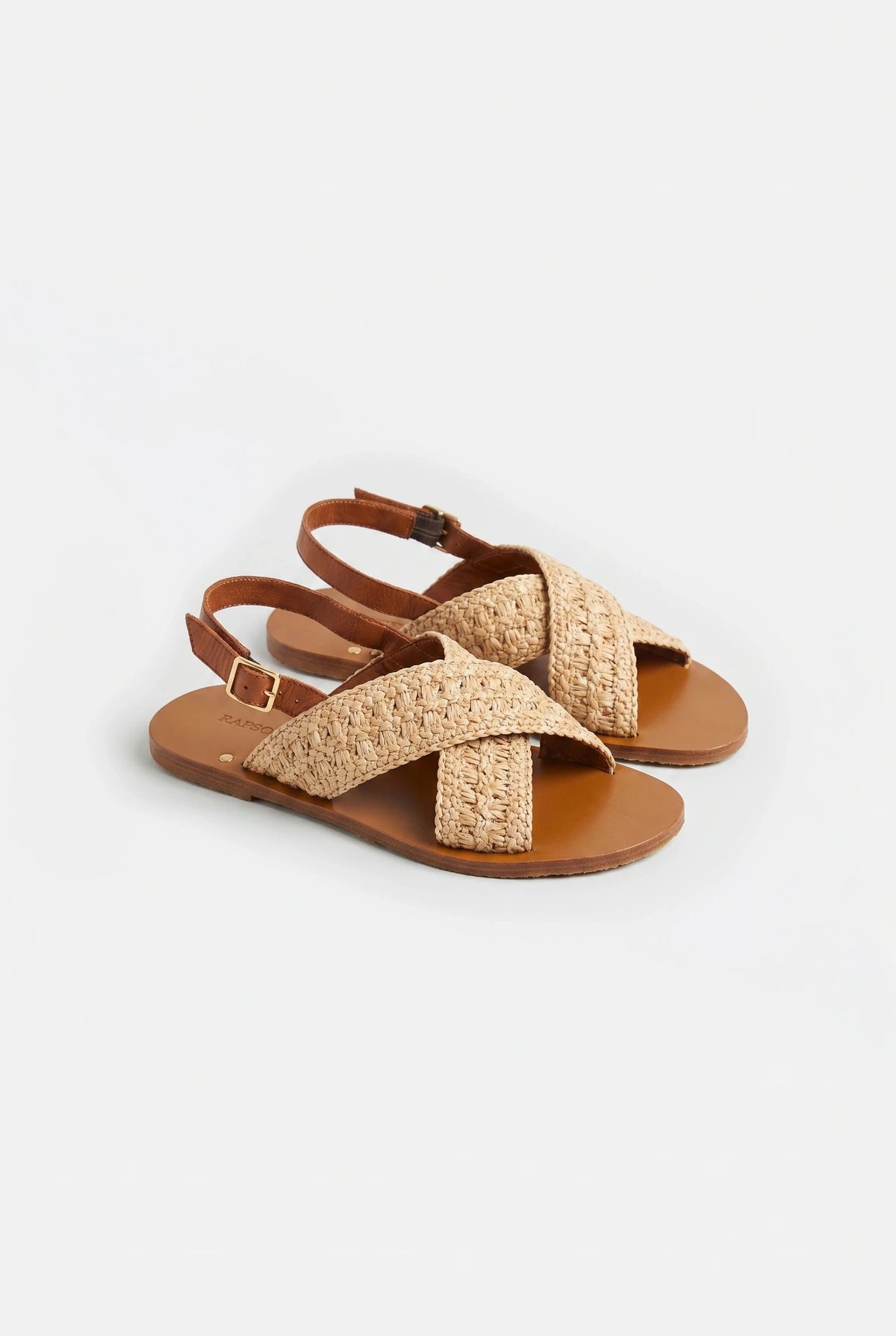sandalia raffia