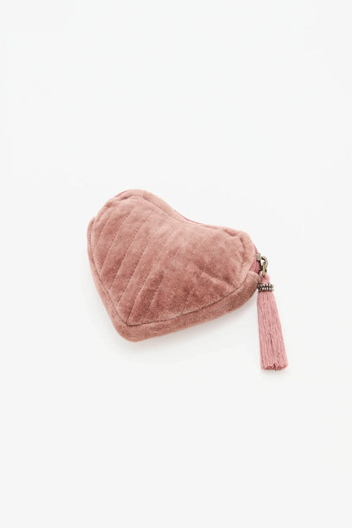 BOLSO HEART VELVET