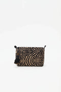 BOLSO VELVET ZEBRA CH
