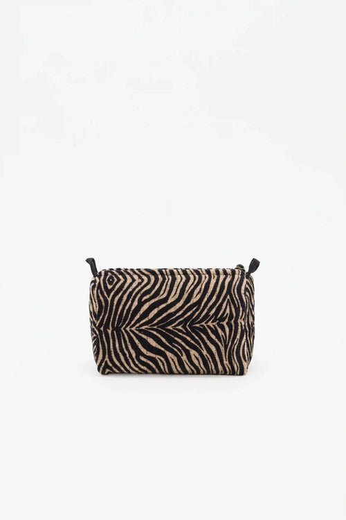BOLSO VELVET ZEBRA CH