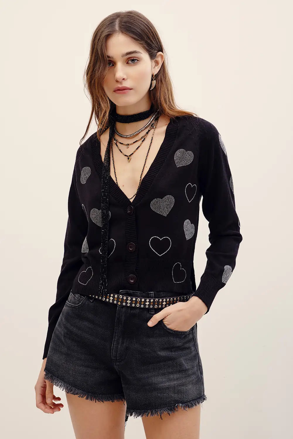 cardigan hotfix hearts