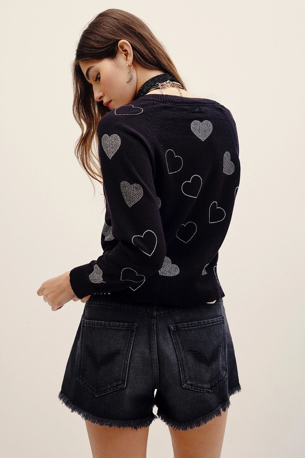 cardigan hotfix hearts