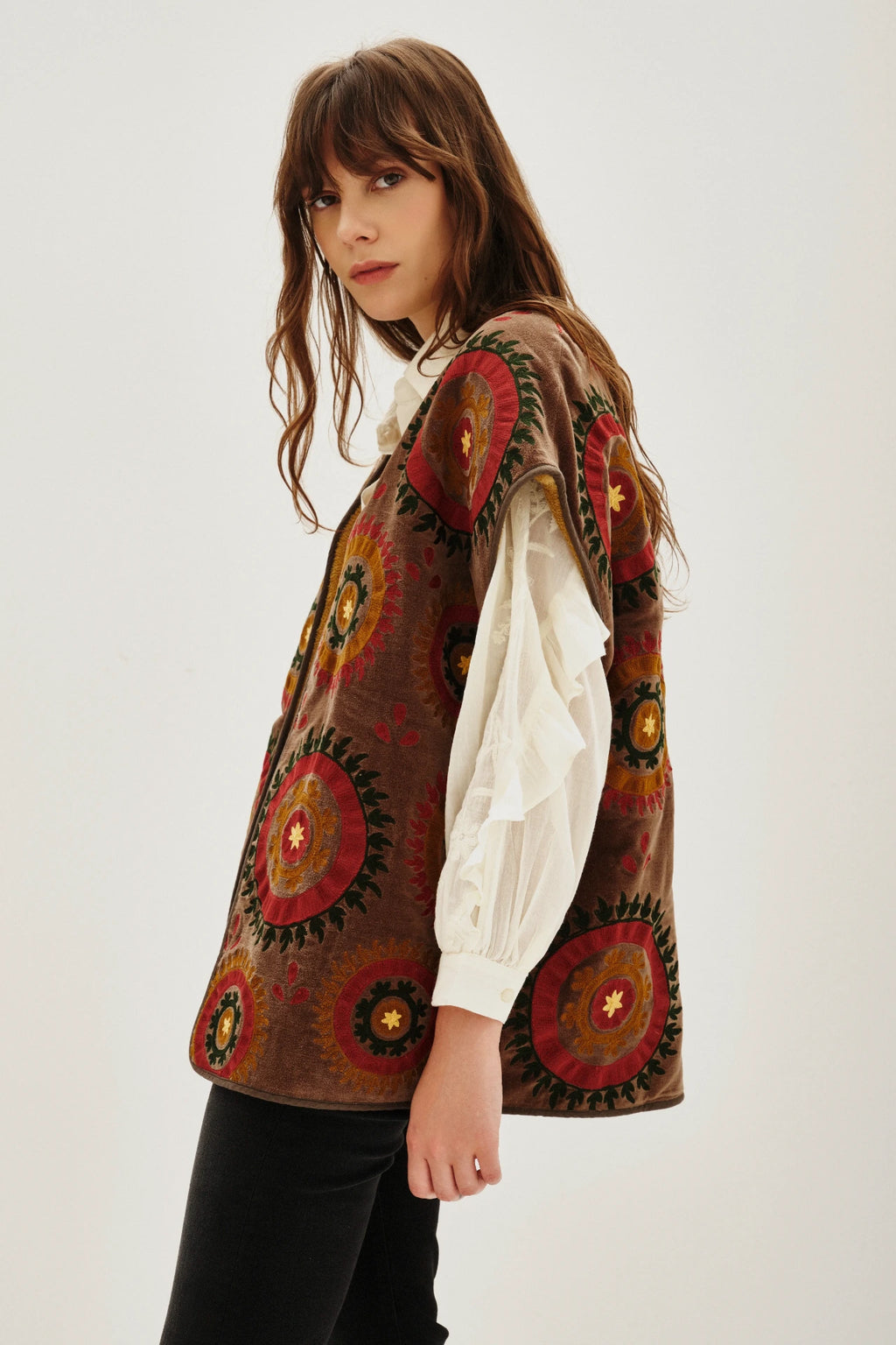 CHALECO DUPATTA