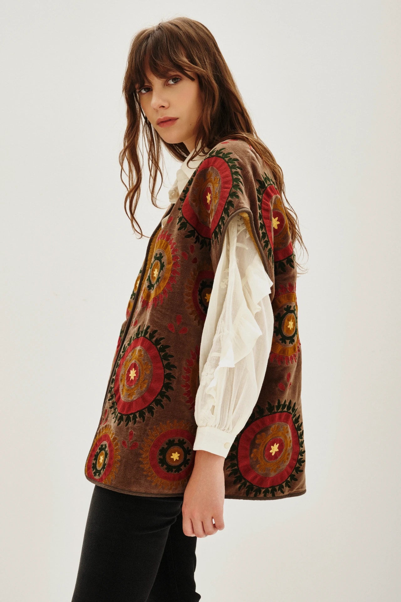 CHALECO DUPATTA