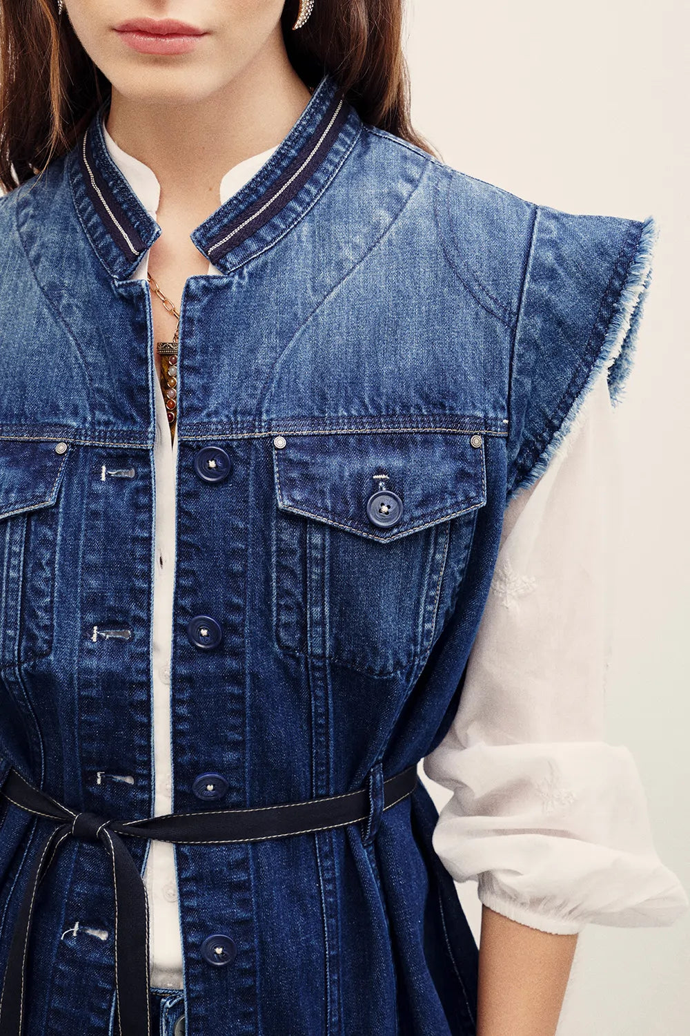 chaleco osaka denim
