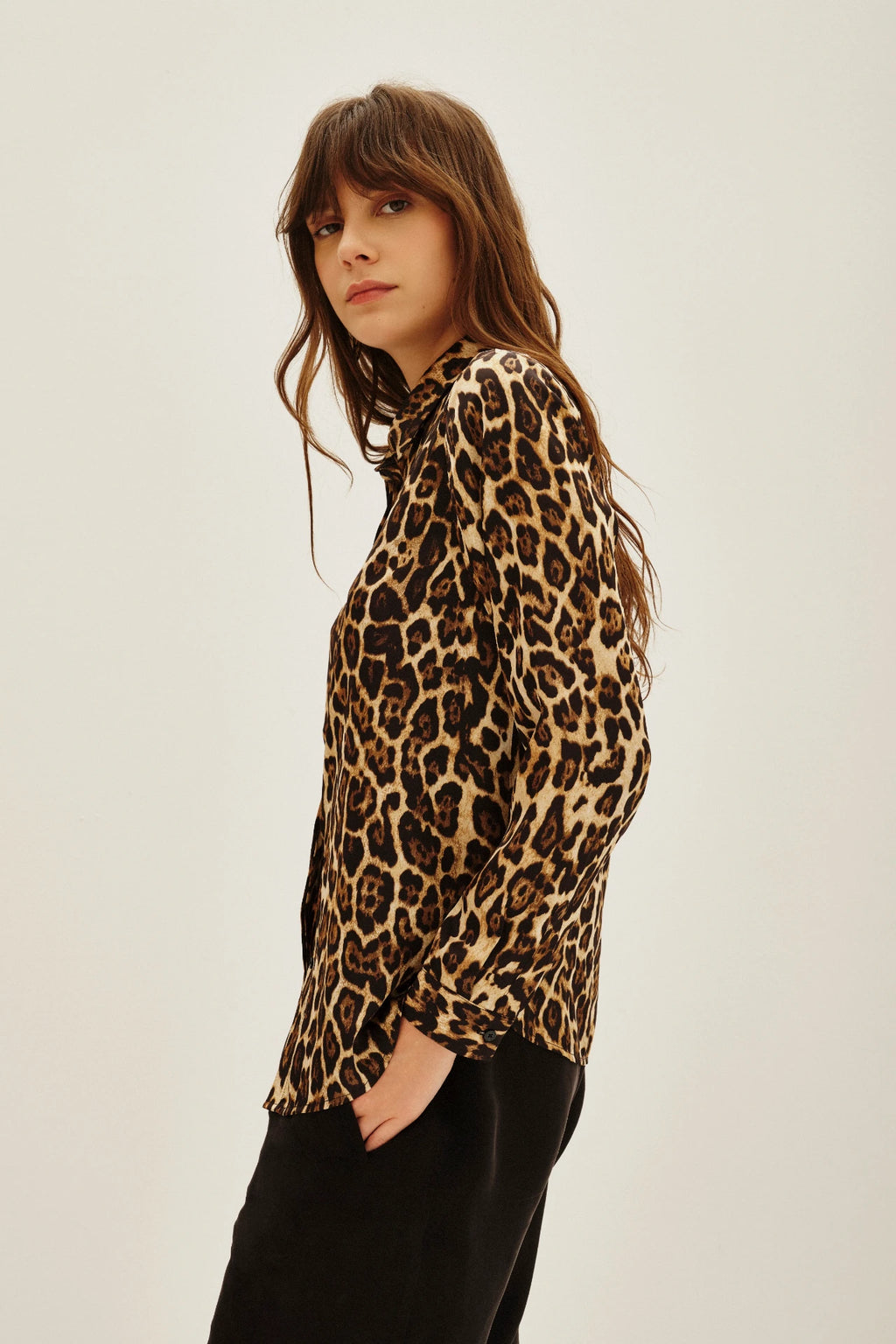 camisa cameron leopard