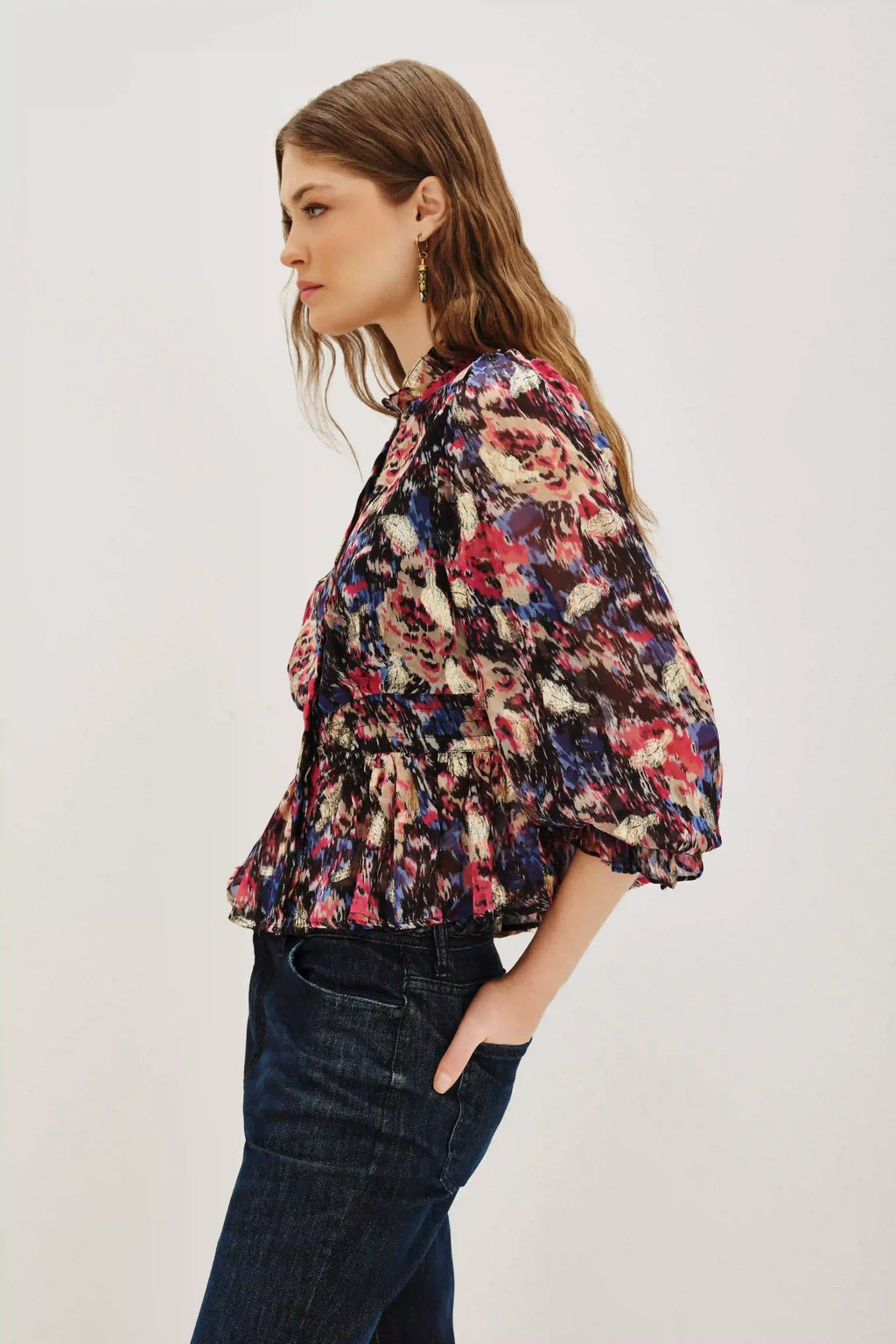 CAMISA FELIX FLOWER LUREX
