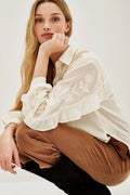 CAMISA FRILLS FLOWERS