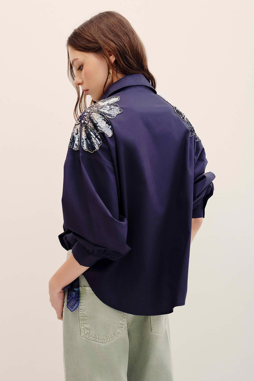 camisa louise flowers