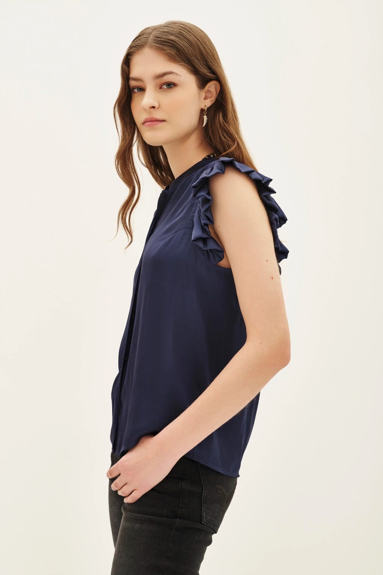 CAMISA MELI FRILLS