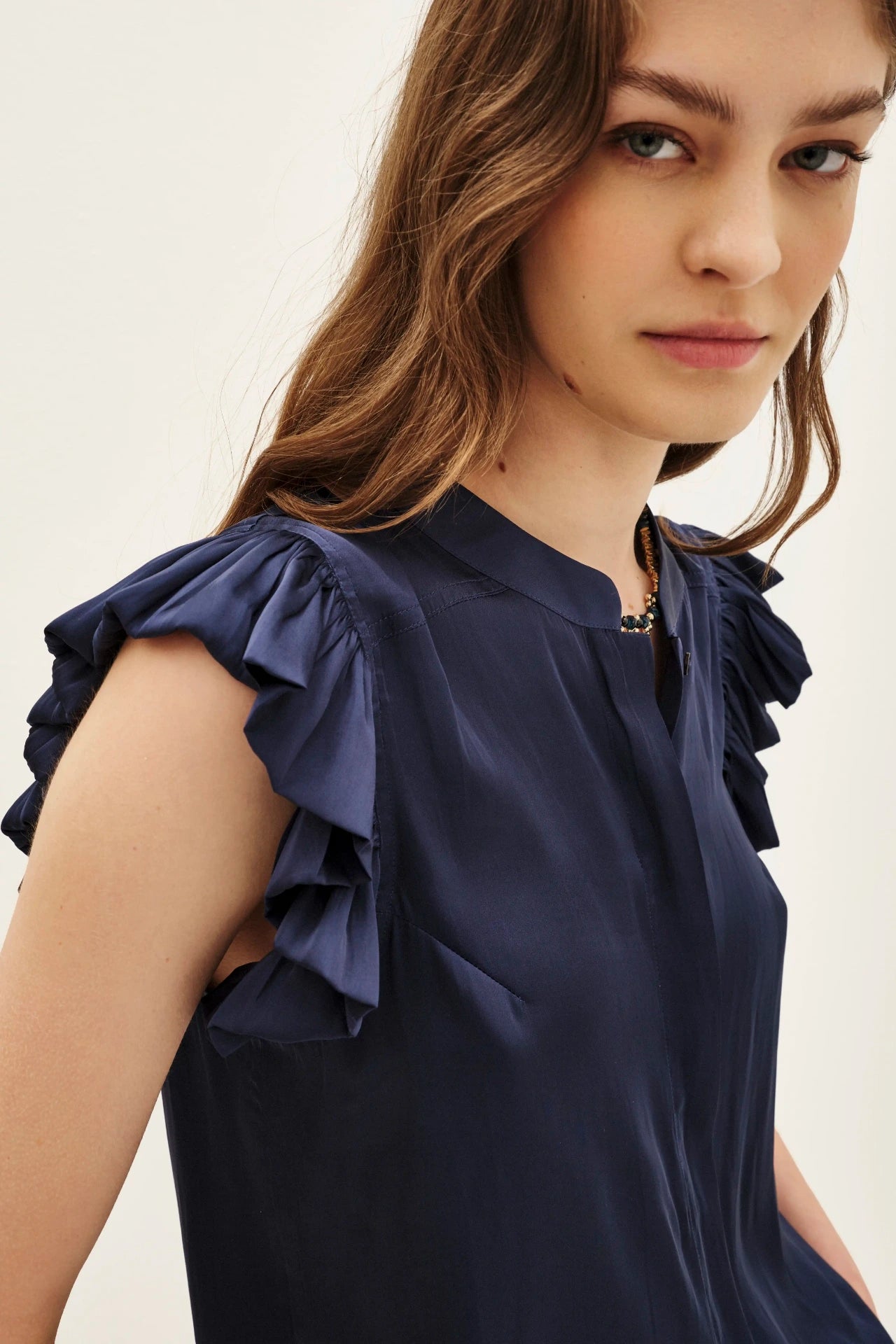 CAMISA MELI FRILLS