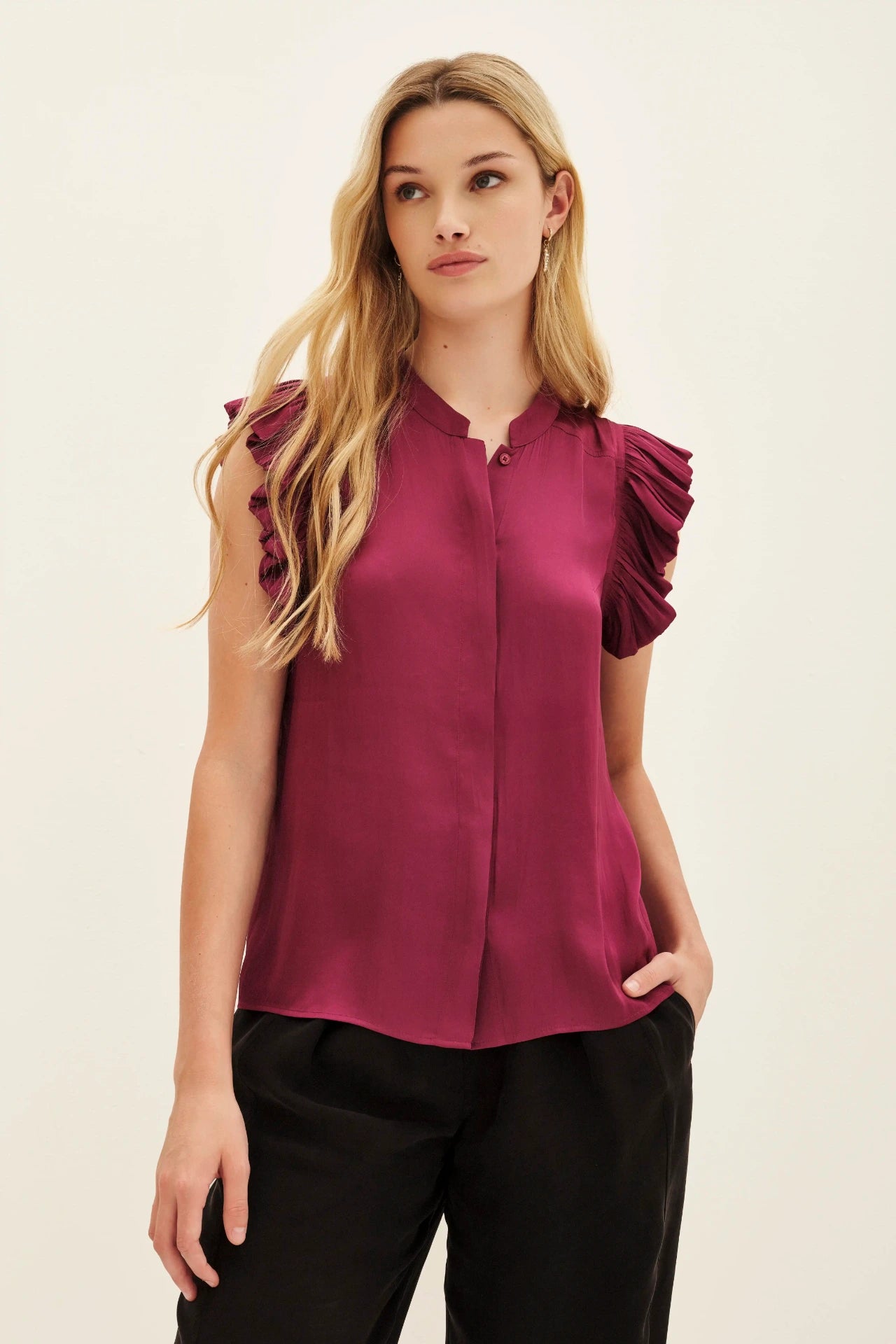 CAMISA MELI FRILLS