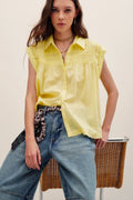 camisa meli pleats