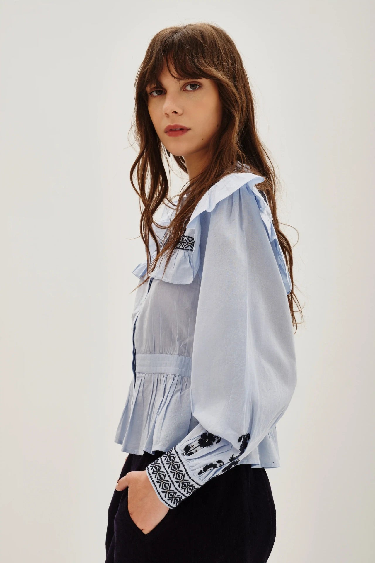 CAMISA NASH FRILLS