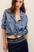 camisa metal heart