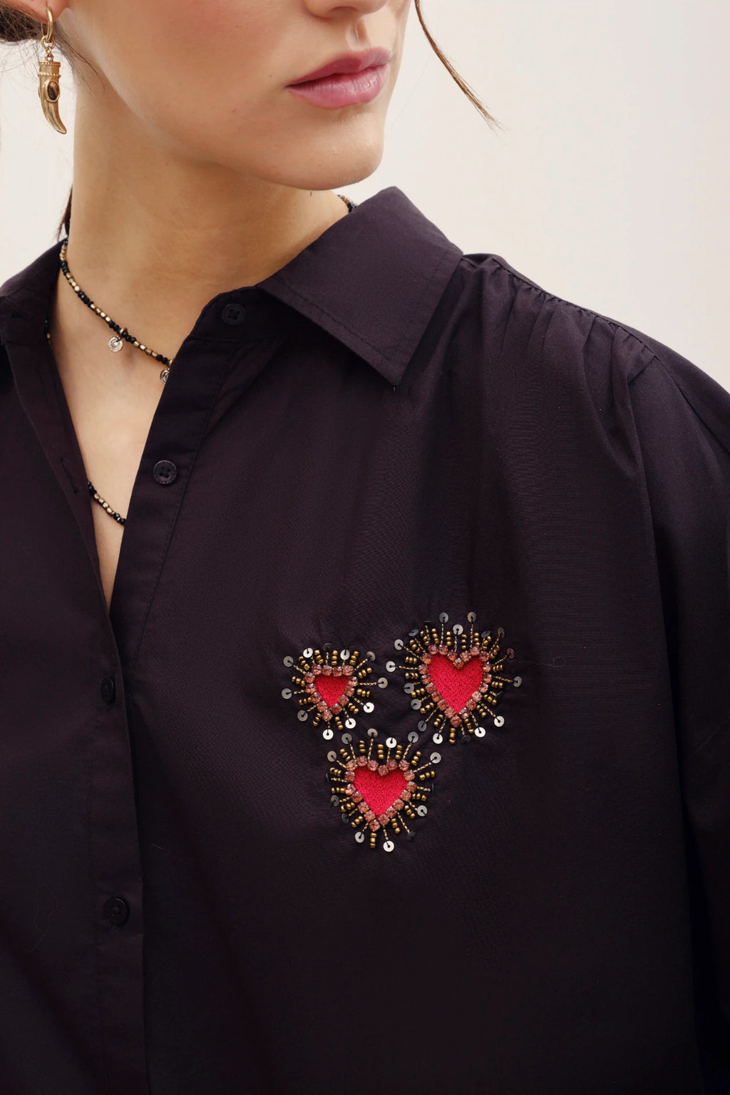 camisa paint heart