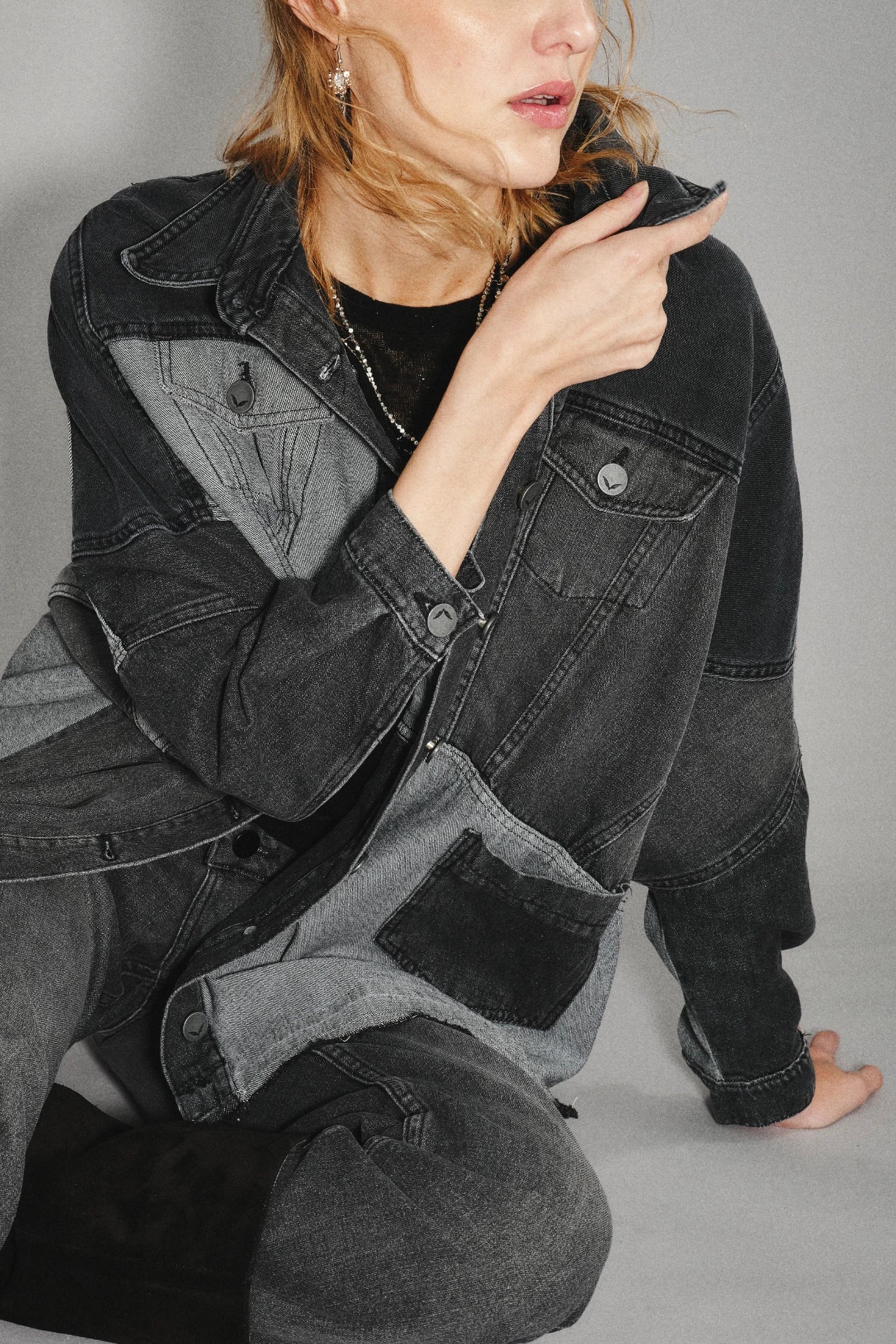 CAMPERA PATCH BLACK