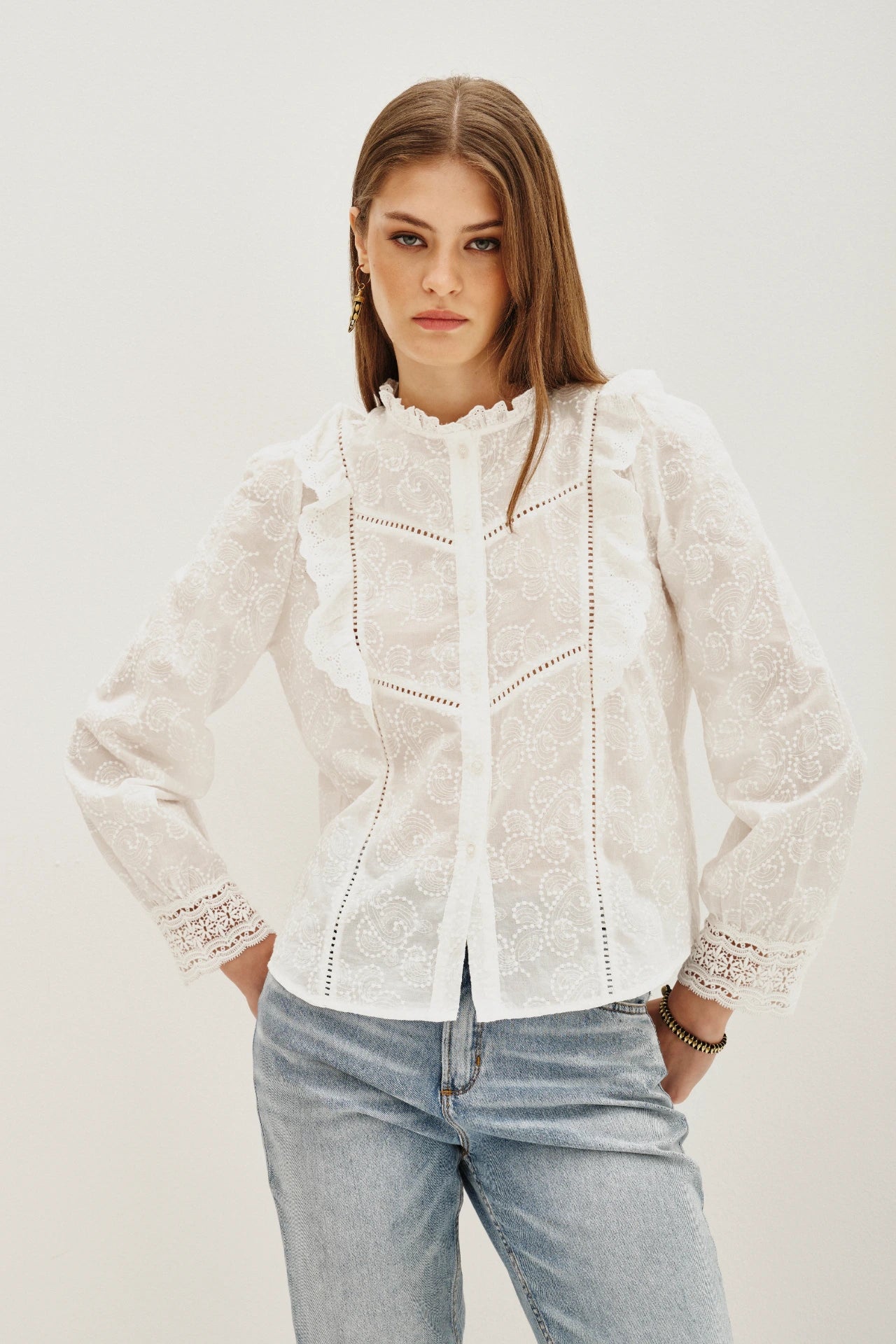 CAMISA SOPHIE FRILLS