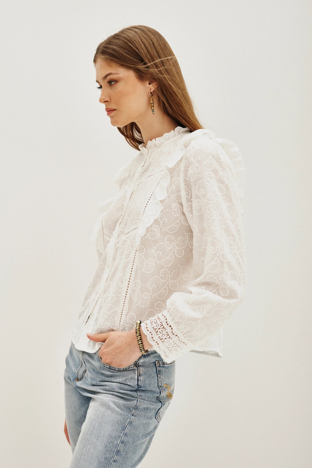 CAMISA SOPHIE FRILLS