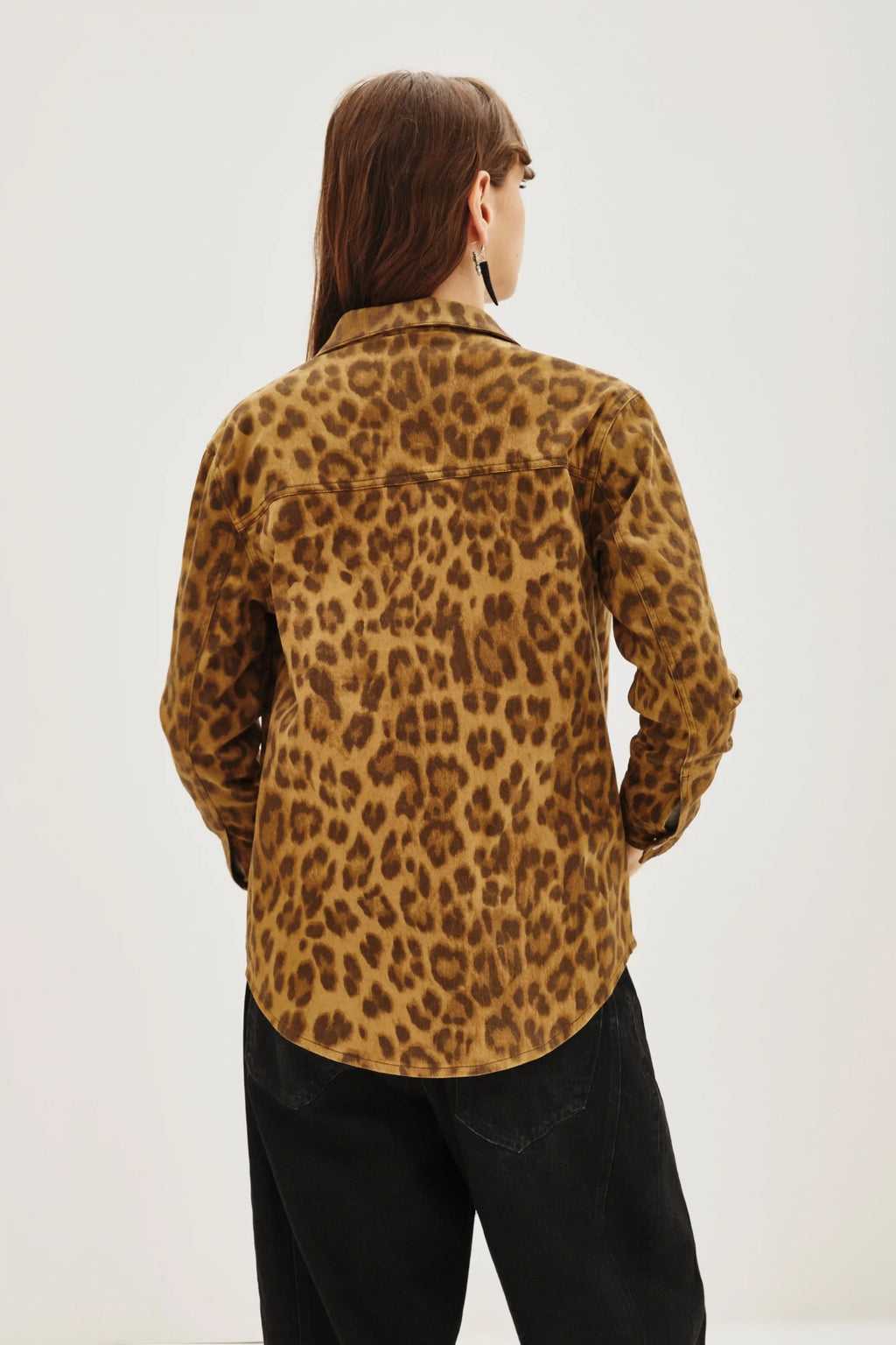 CAMPERA CANVAS LEOPARD