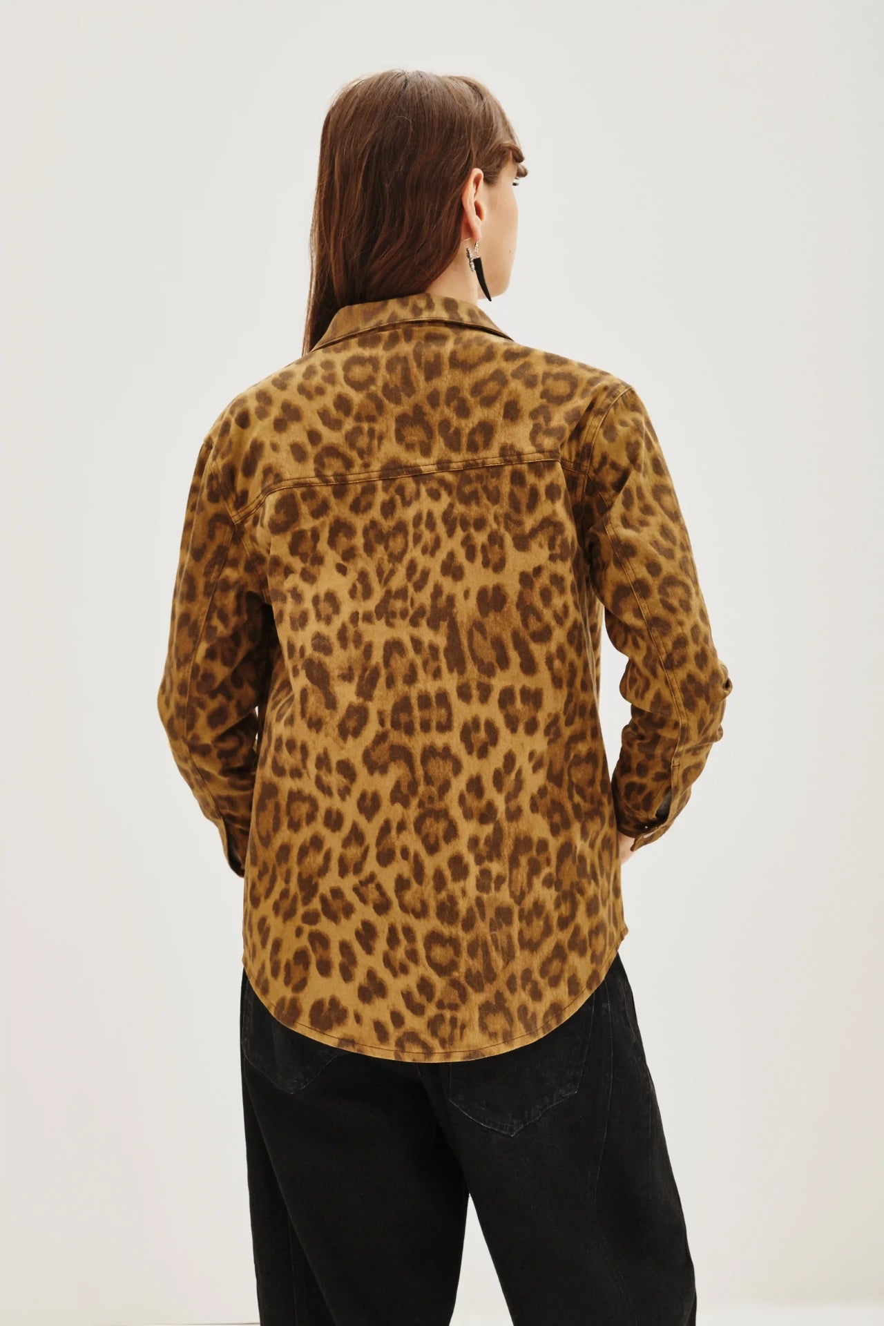 CAMPERA CANVAS LEOPARD