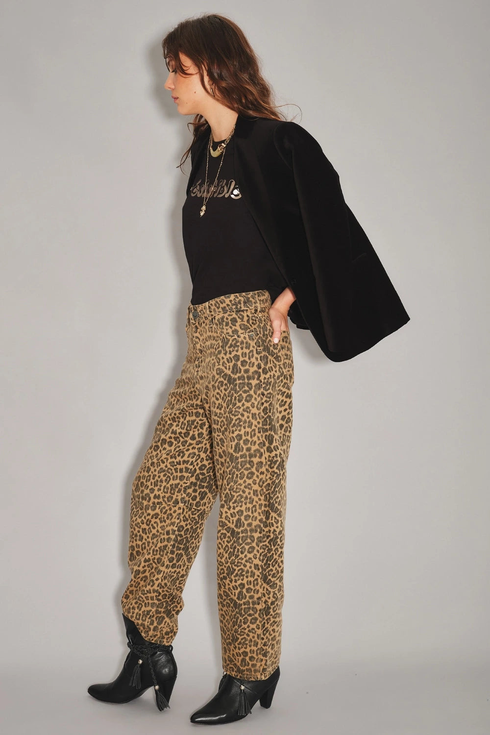 JEAN BARREL SID LEOPARD