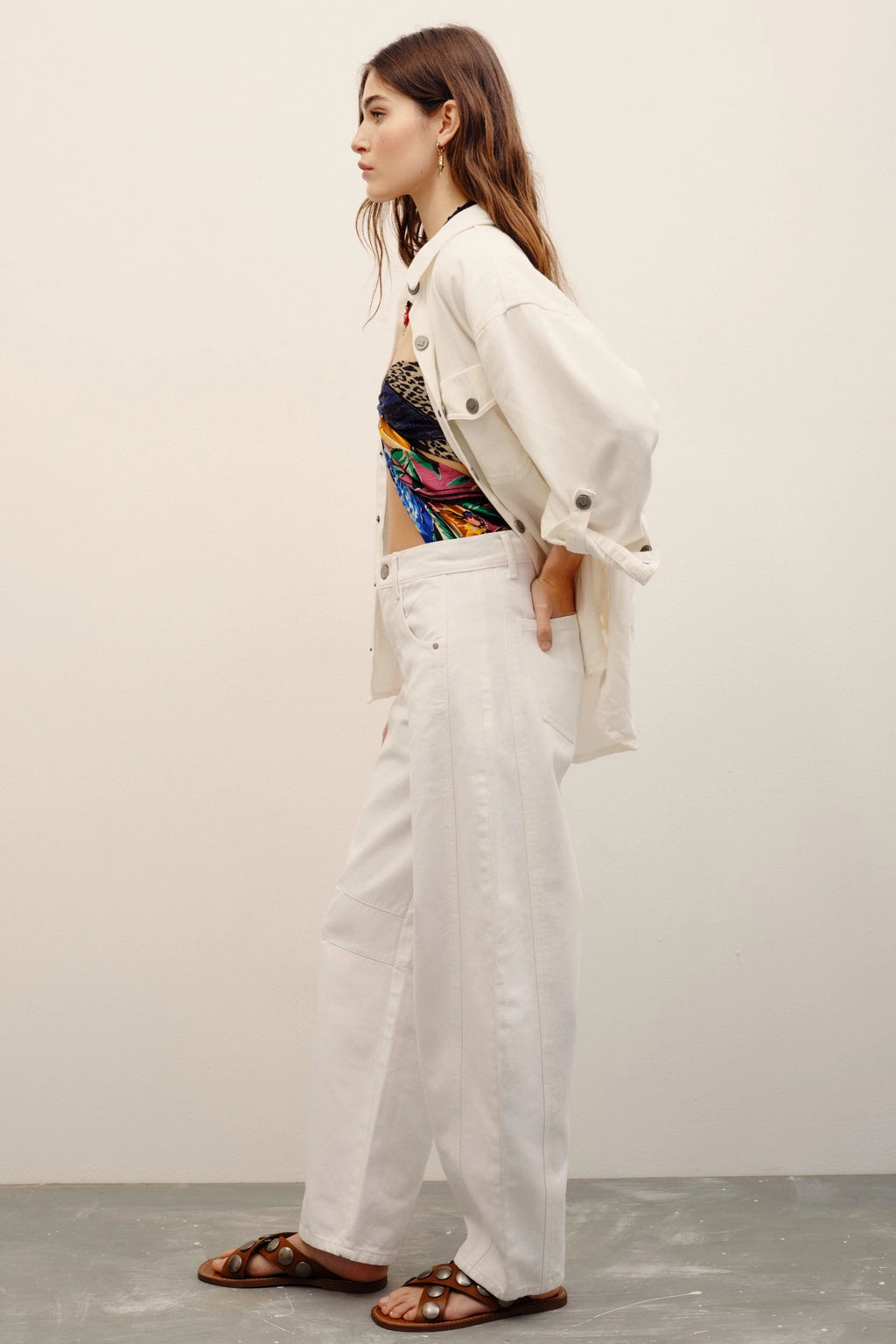 jean barrel white