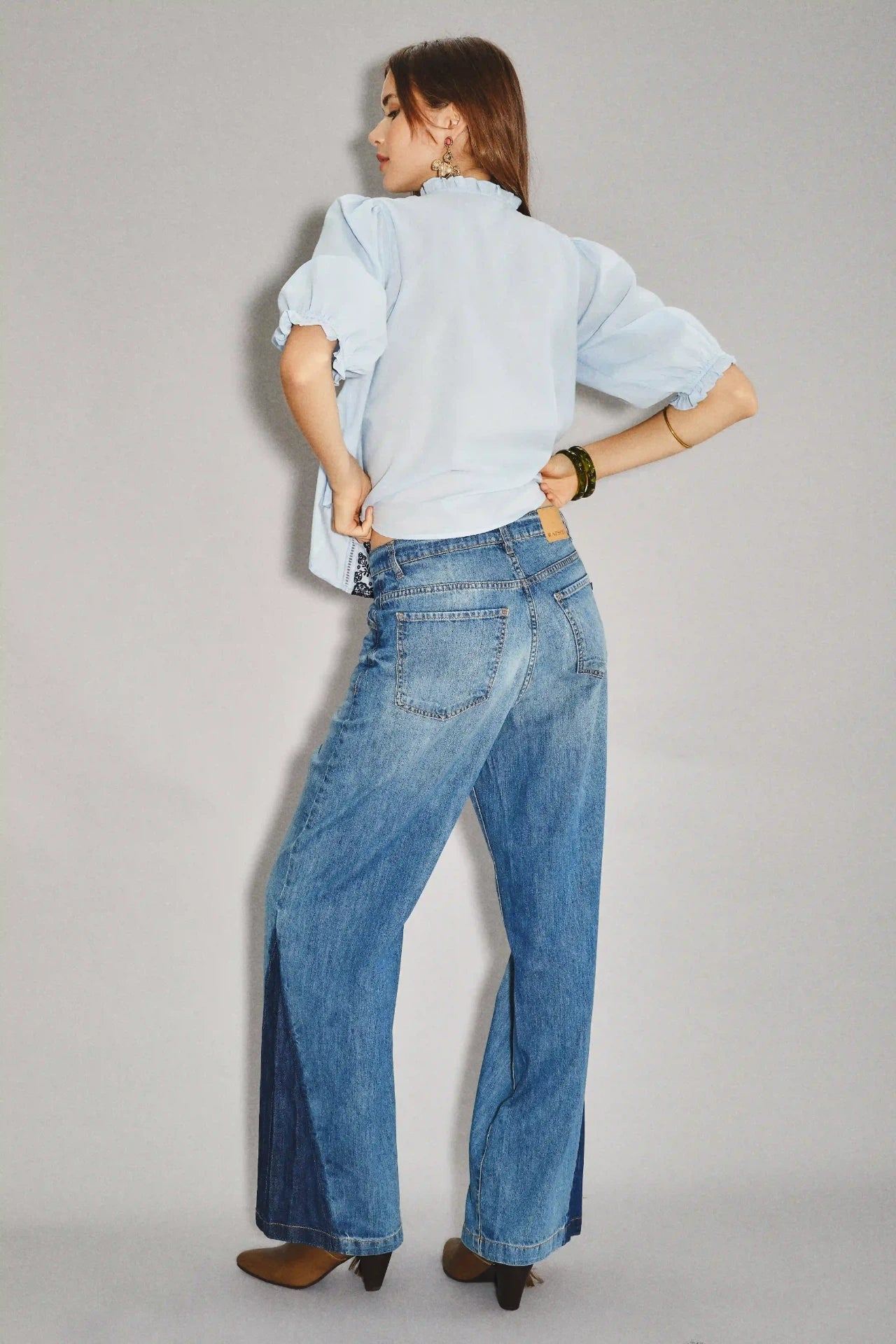 JEAN COOL PATCH BLUE