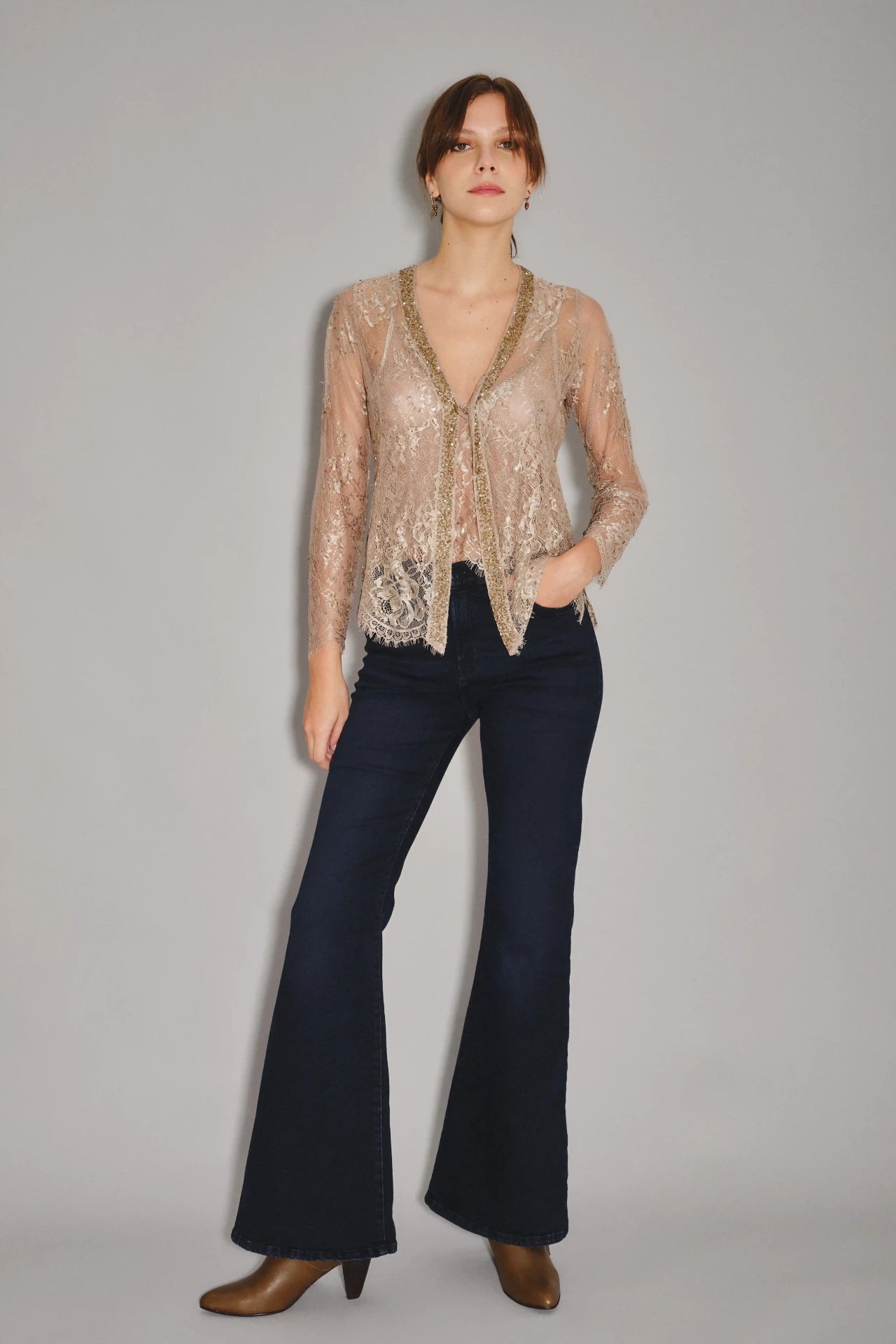 JEAN JANIS BLUE BLACK