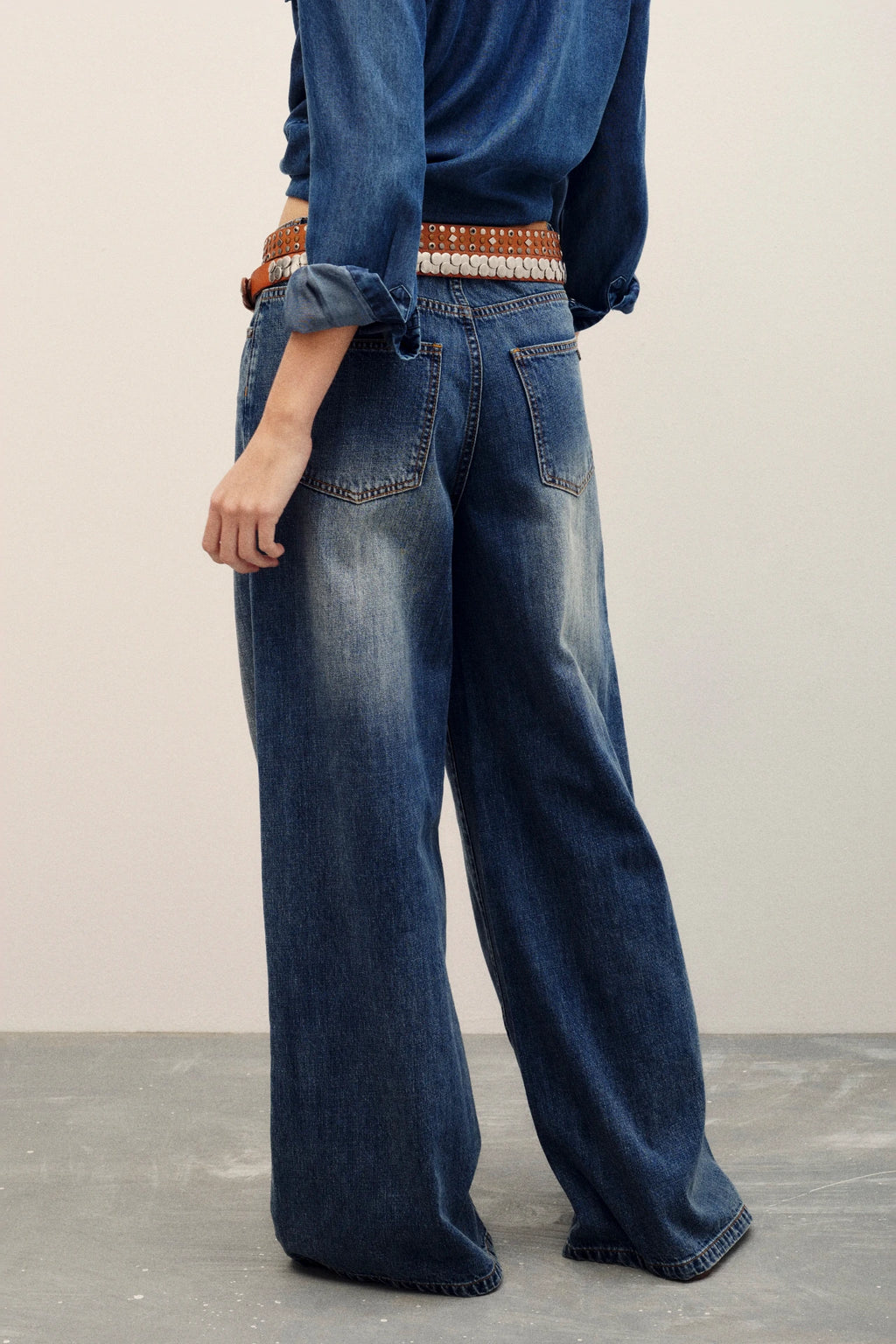 jean oxford oriental blue
