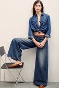 jean oxford oriental blue