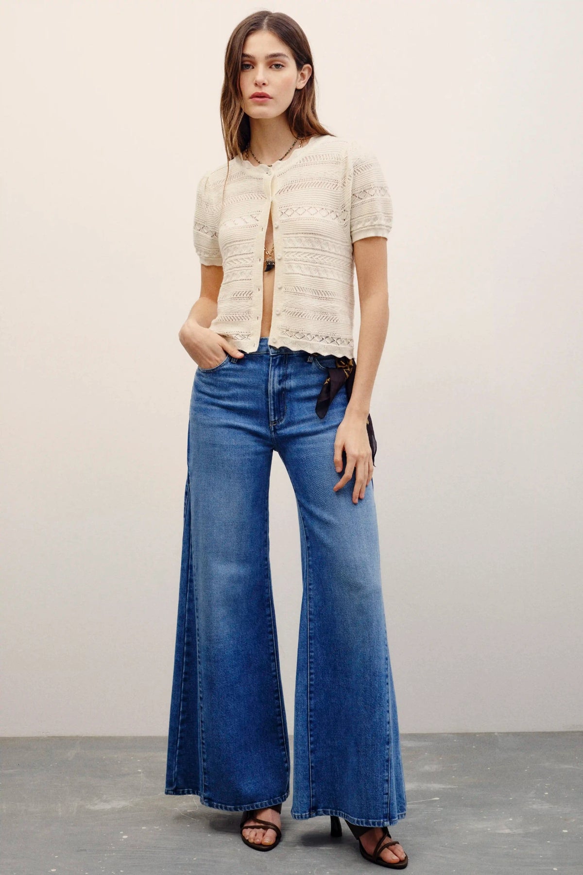 jean oxford patch blue