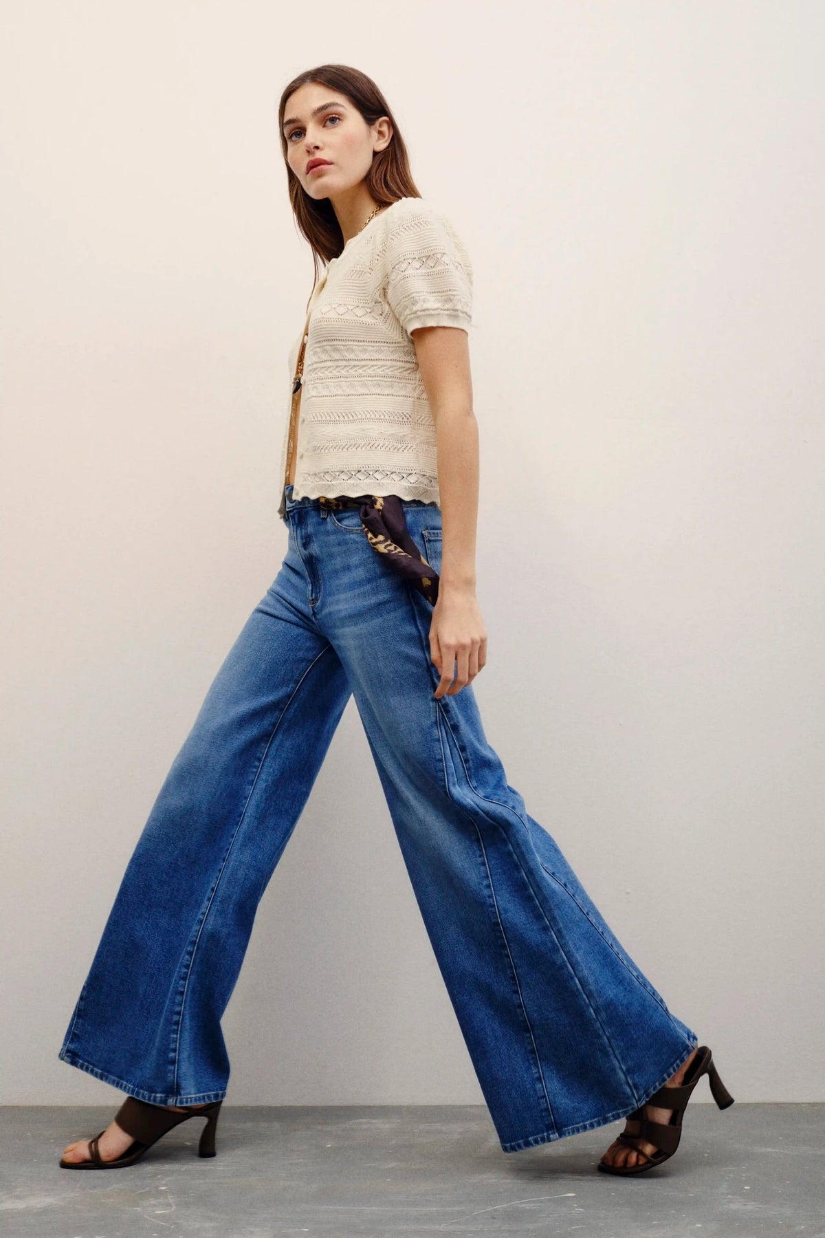 jean oxford patch blue