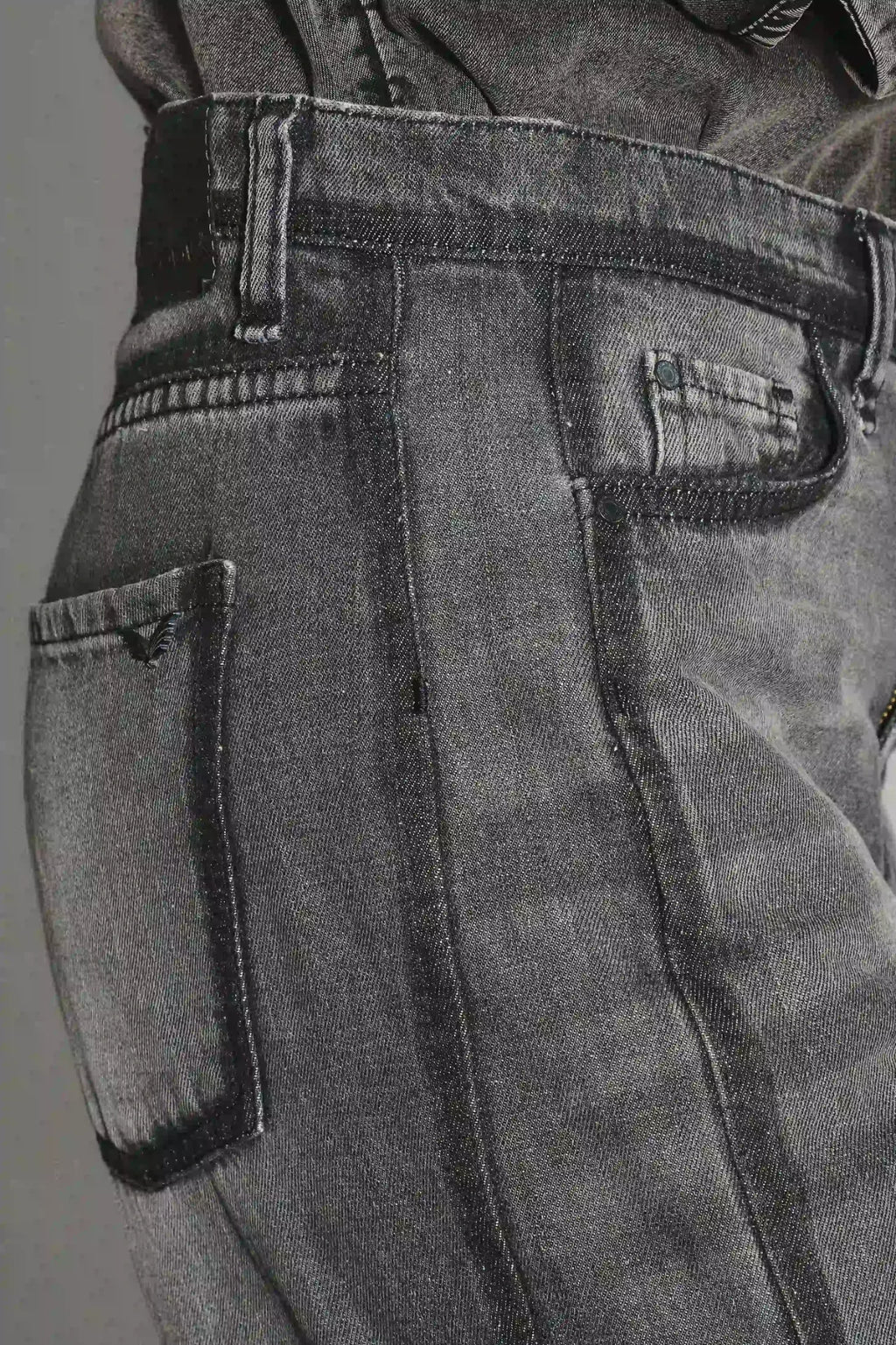 JEAN OXFORD PATCH REED BLACK