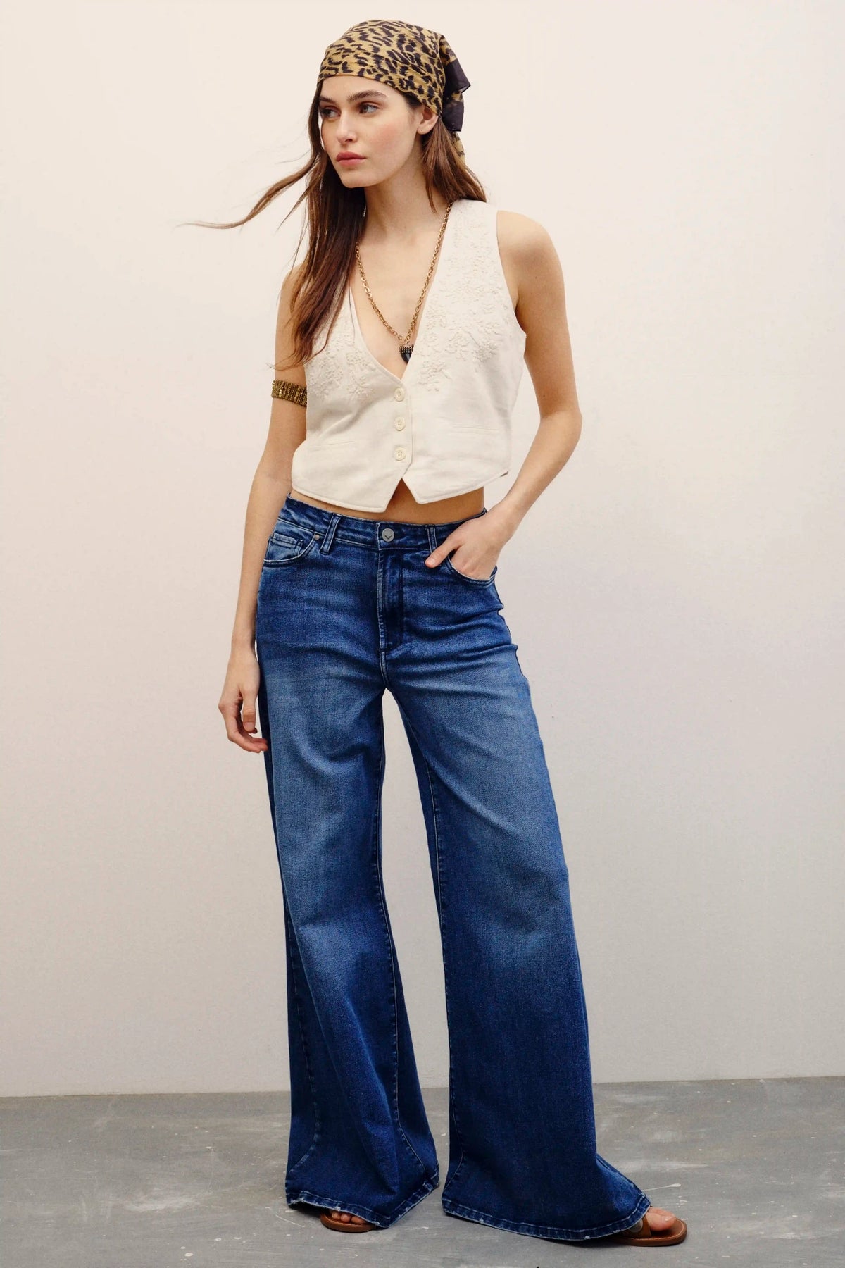 jean palazzo deep blue