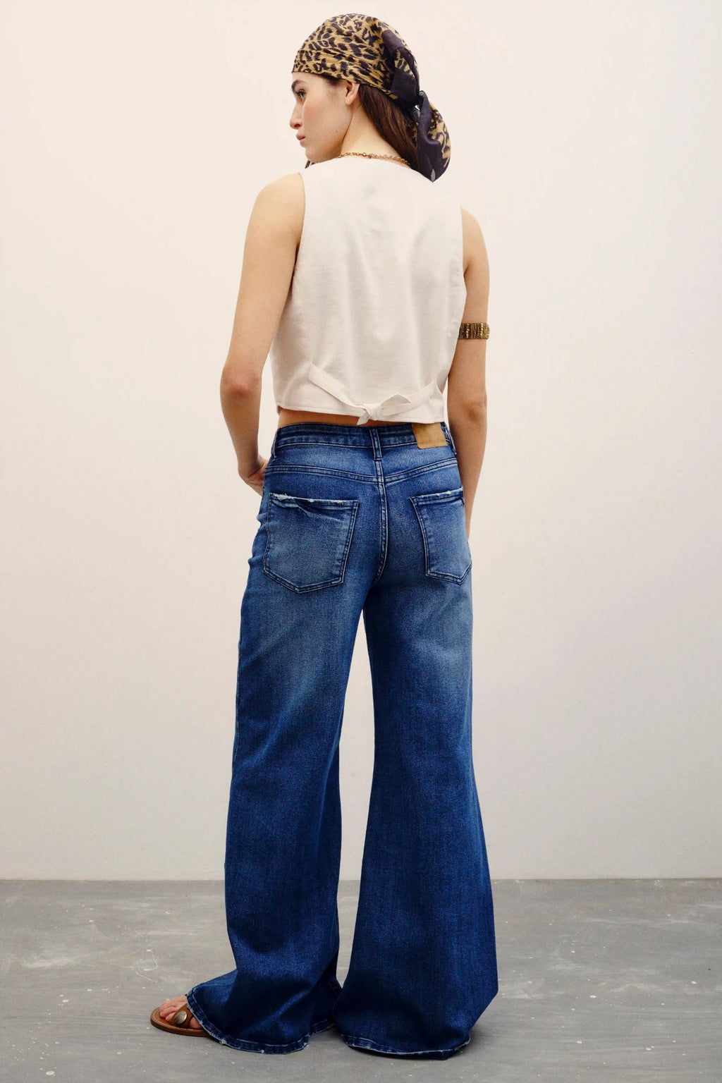 jean palazzo deep blue