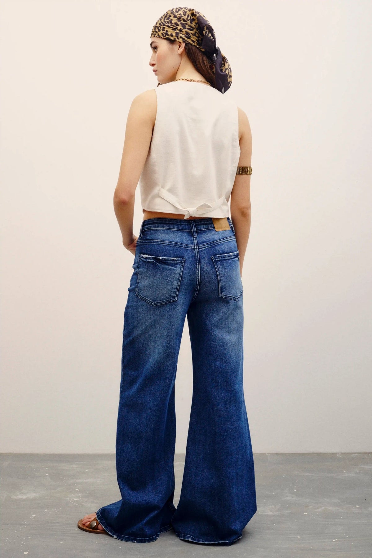 jean palazzo deep blue