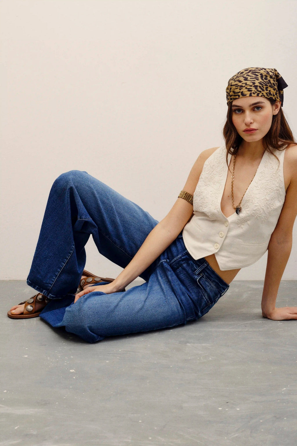 jean palazzo deep blue