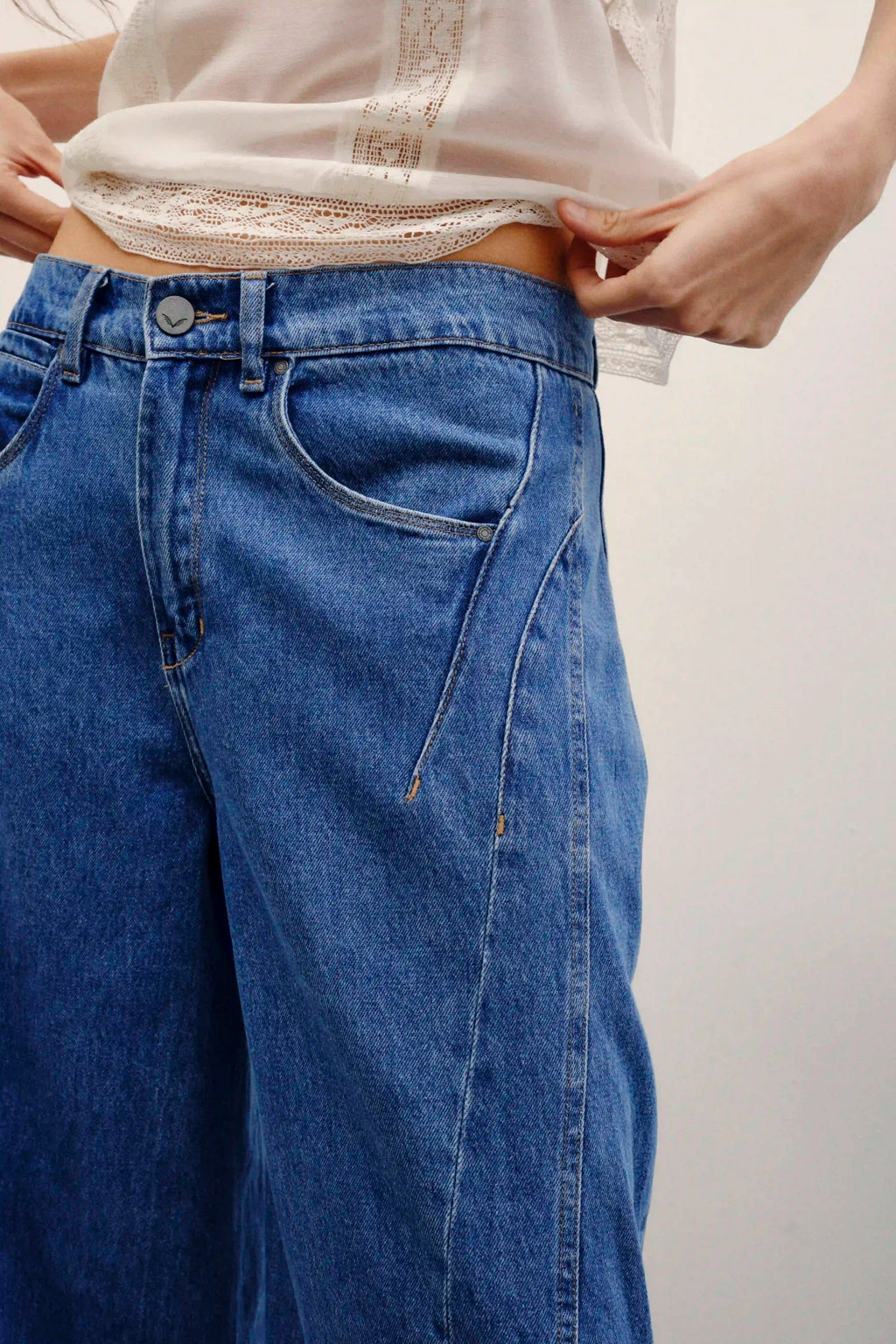 jean trash blue