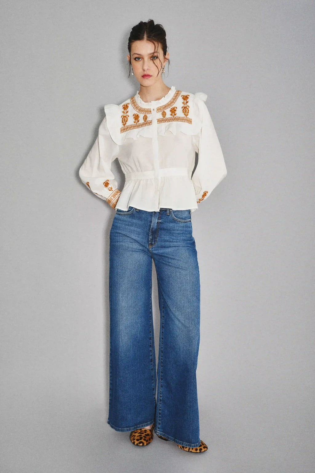 JEAN OXFORD MID BLUE