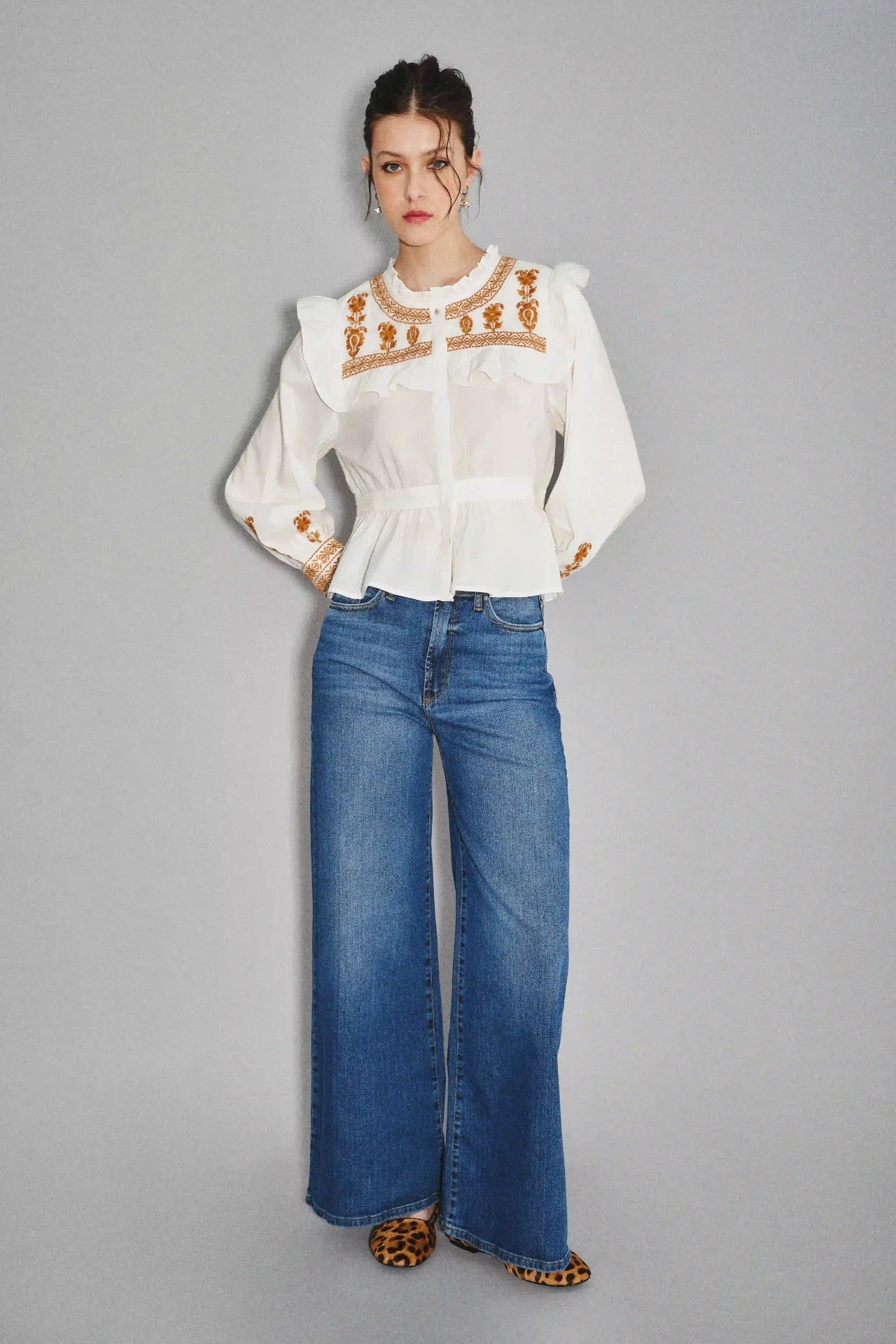 JEAN OXFORD MID BLUE