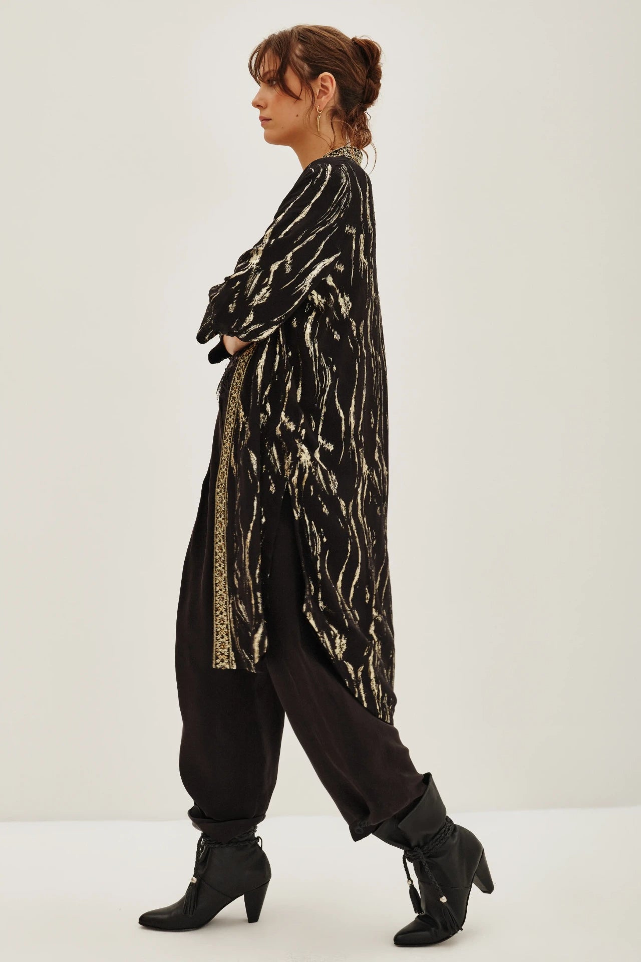KIMONO JACQUARD CEBRA LUREX