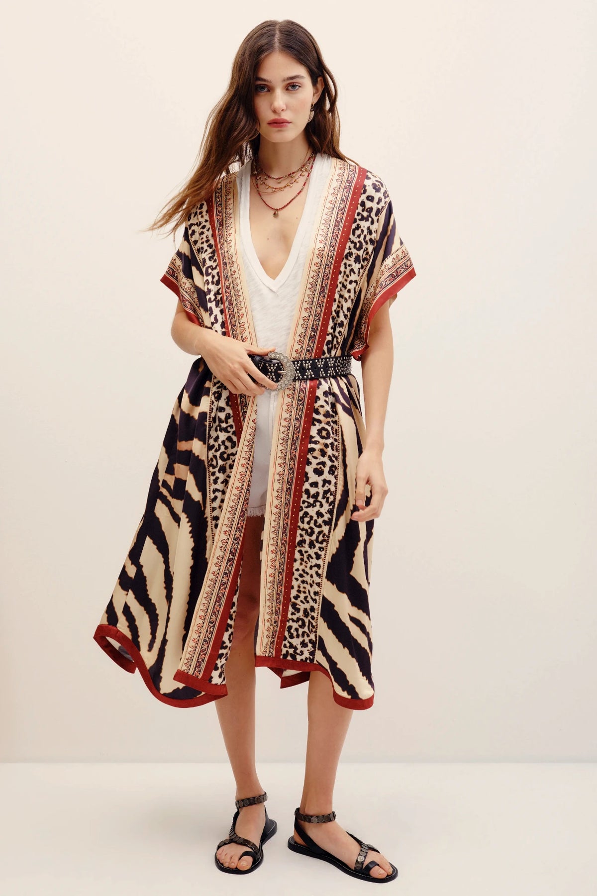 kimono long safari