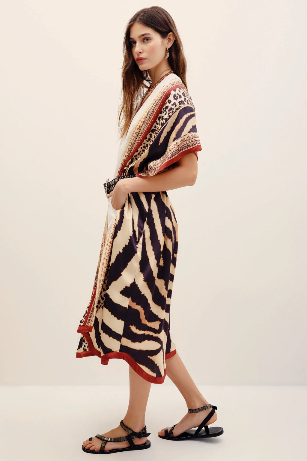 kimono long safari