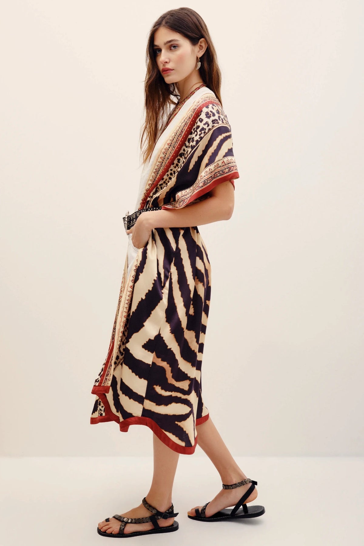 kimono long safari