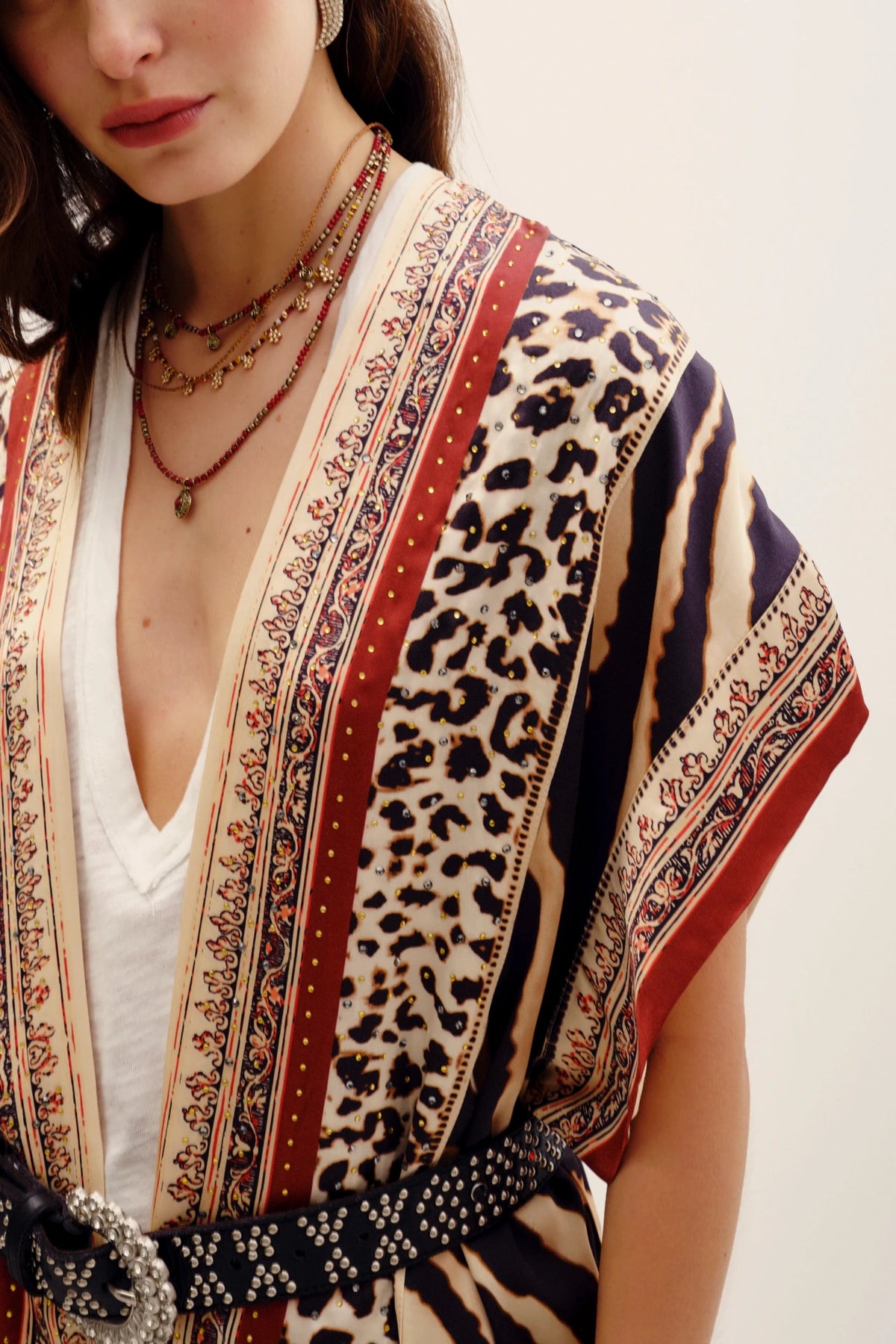 kimono long safari