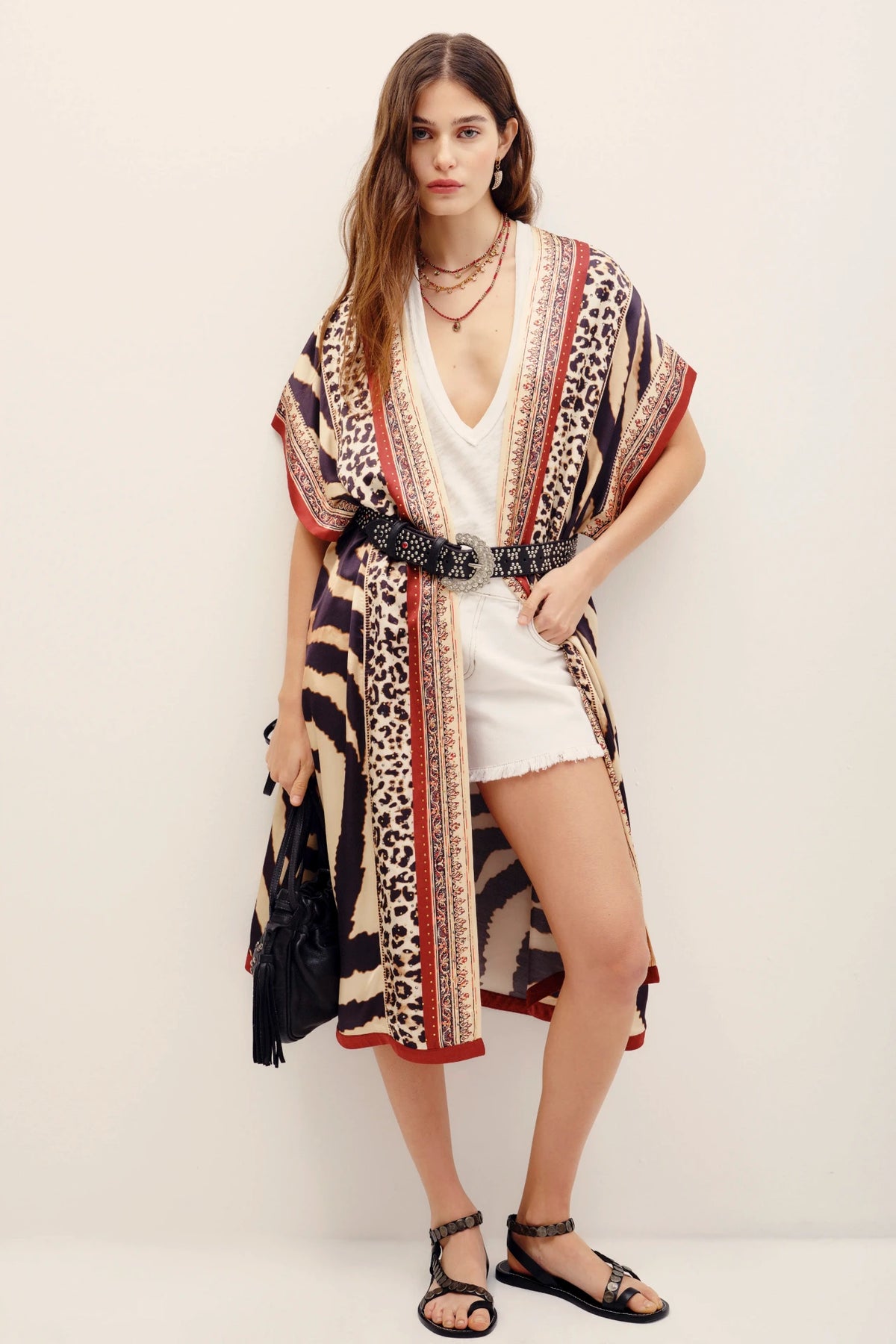 kimono long safari