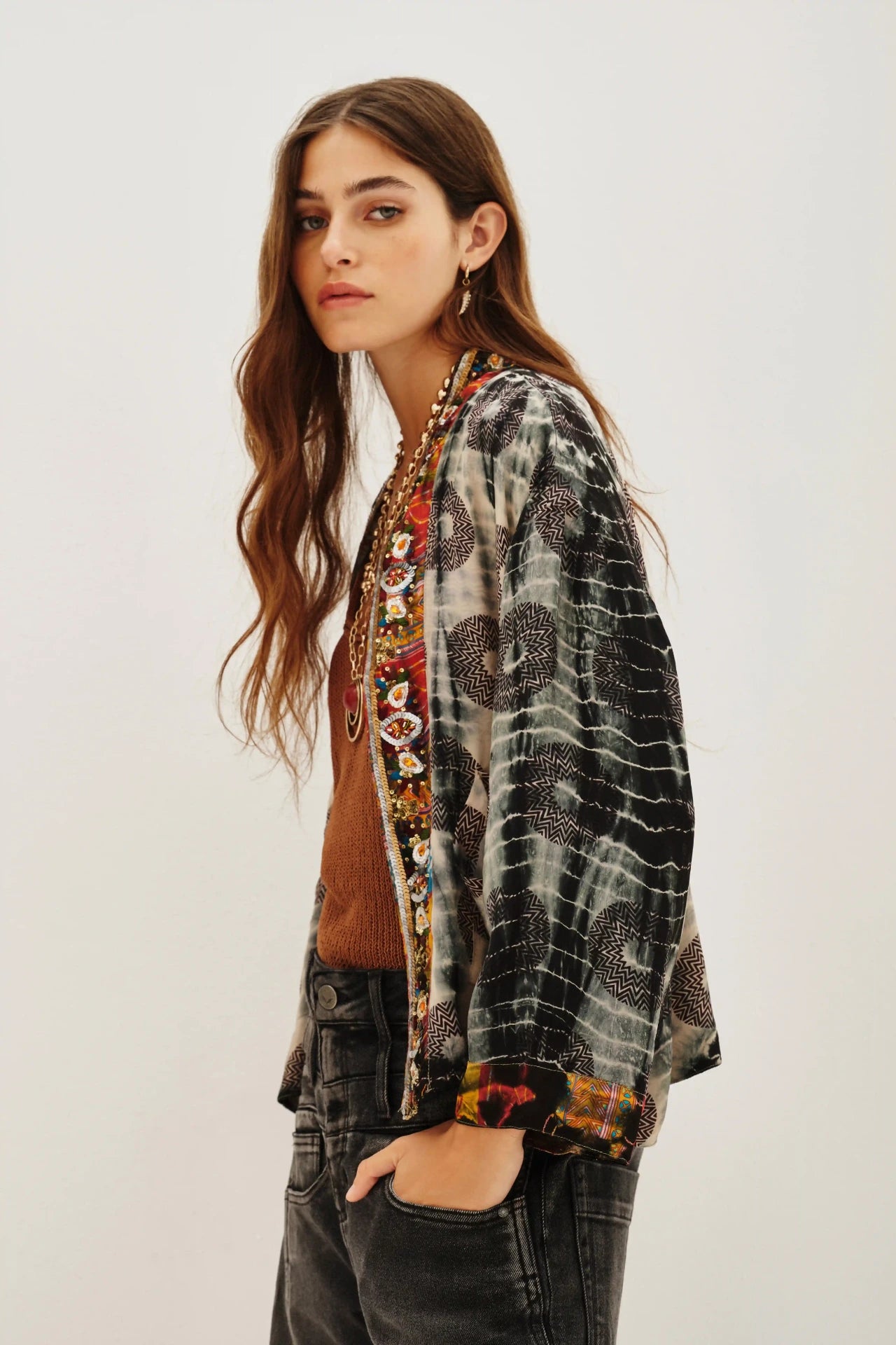 KIMONO SAREE HEATHER