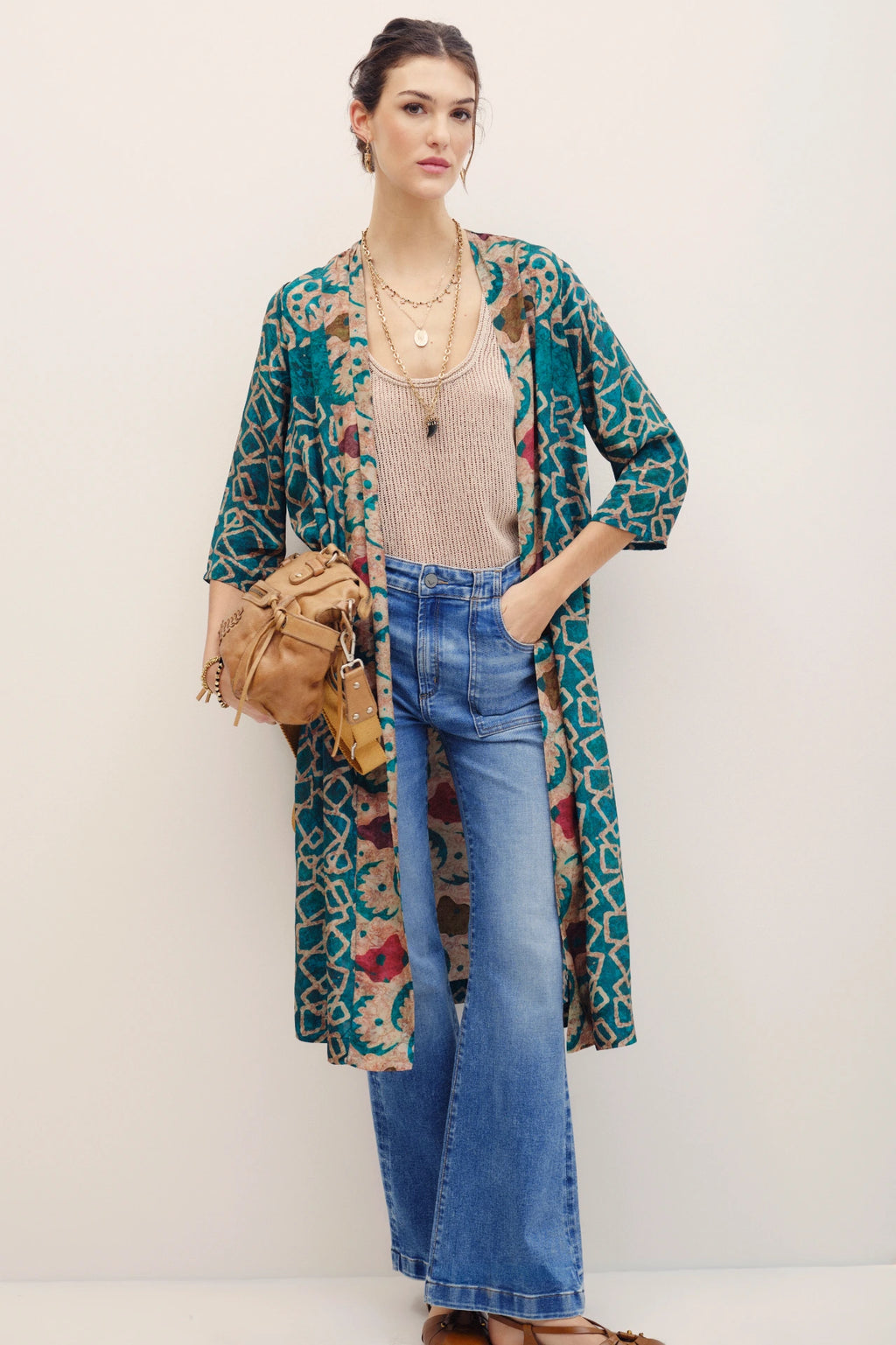 kimono zinnia kale