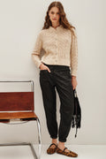 PANTALON CARGO SATIN